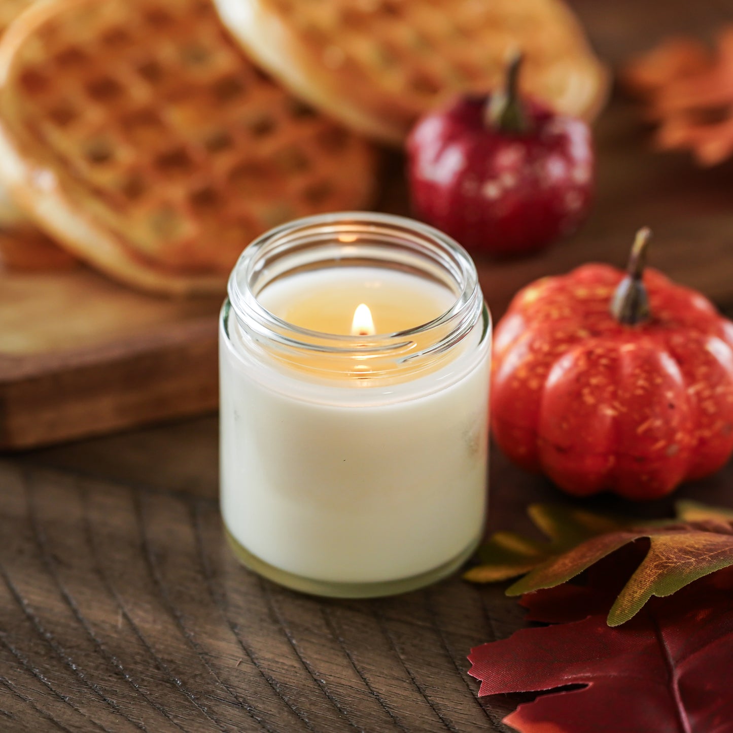 Pumpkin Waffles | Votive Jar