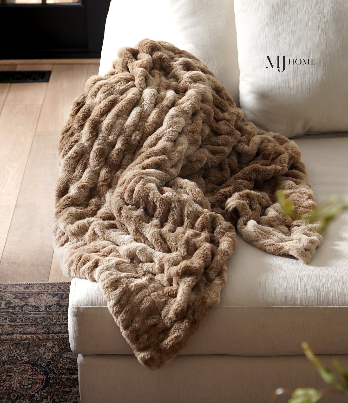 Faux Fur Throw