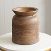 Terra Cotta Line Pattern Pot