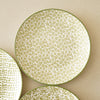 Green Patterned Plates