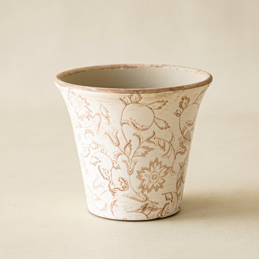 Beige Heirloom Pot