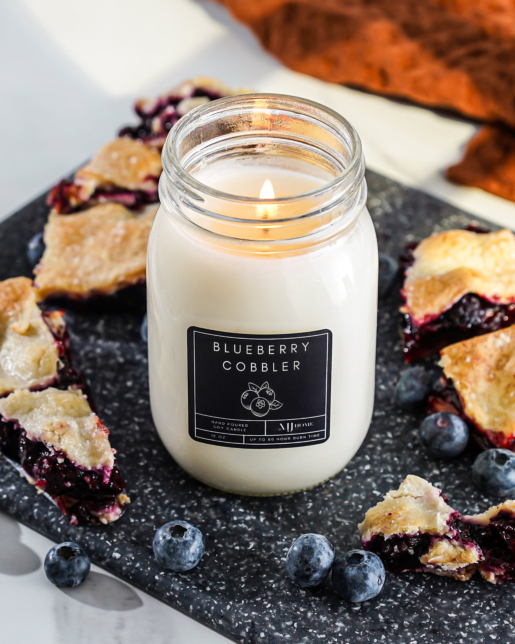 Blueberry Cobbler | Mason Jar