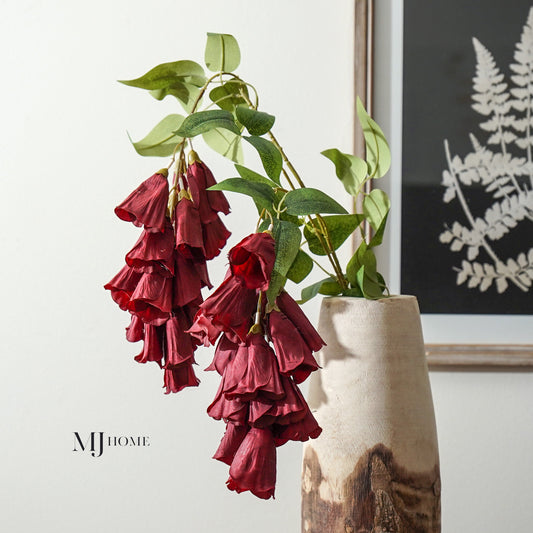 Burgundy Bell Hanging Stem