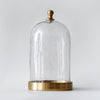 Glass Cloche with Gold Base