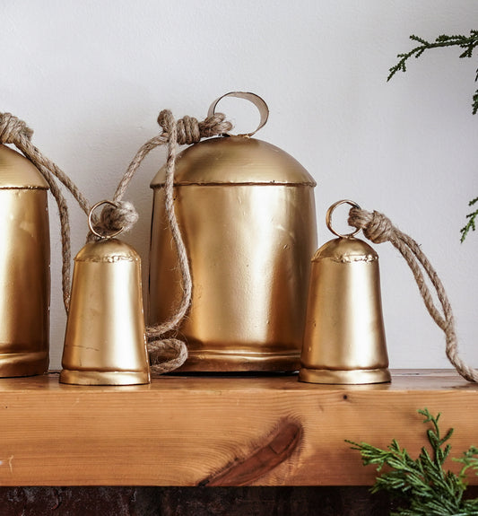 Gold Cow Bell | 8.5"