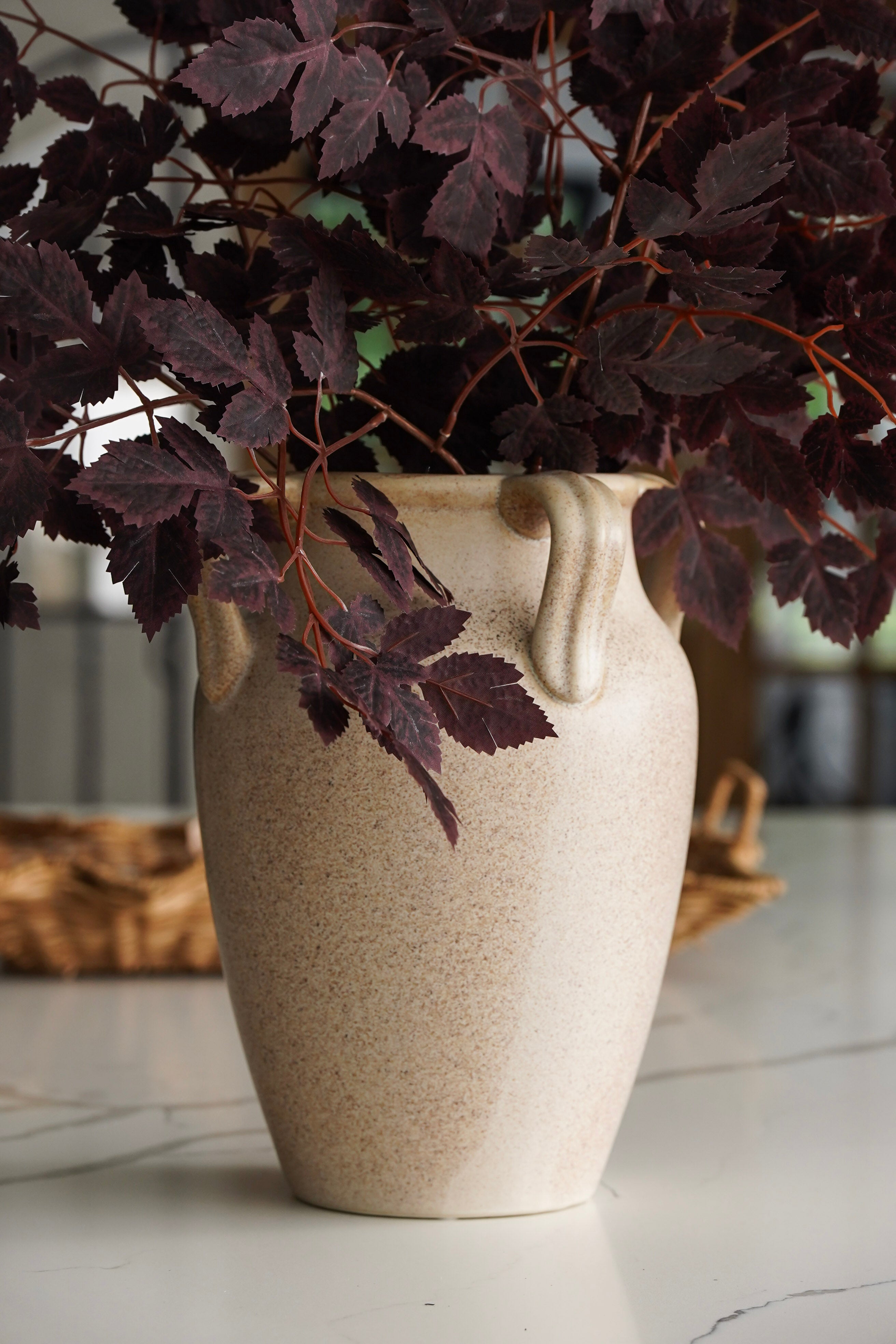 Provencal Four Handle Vase | Tall