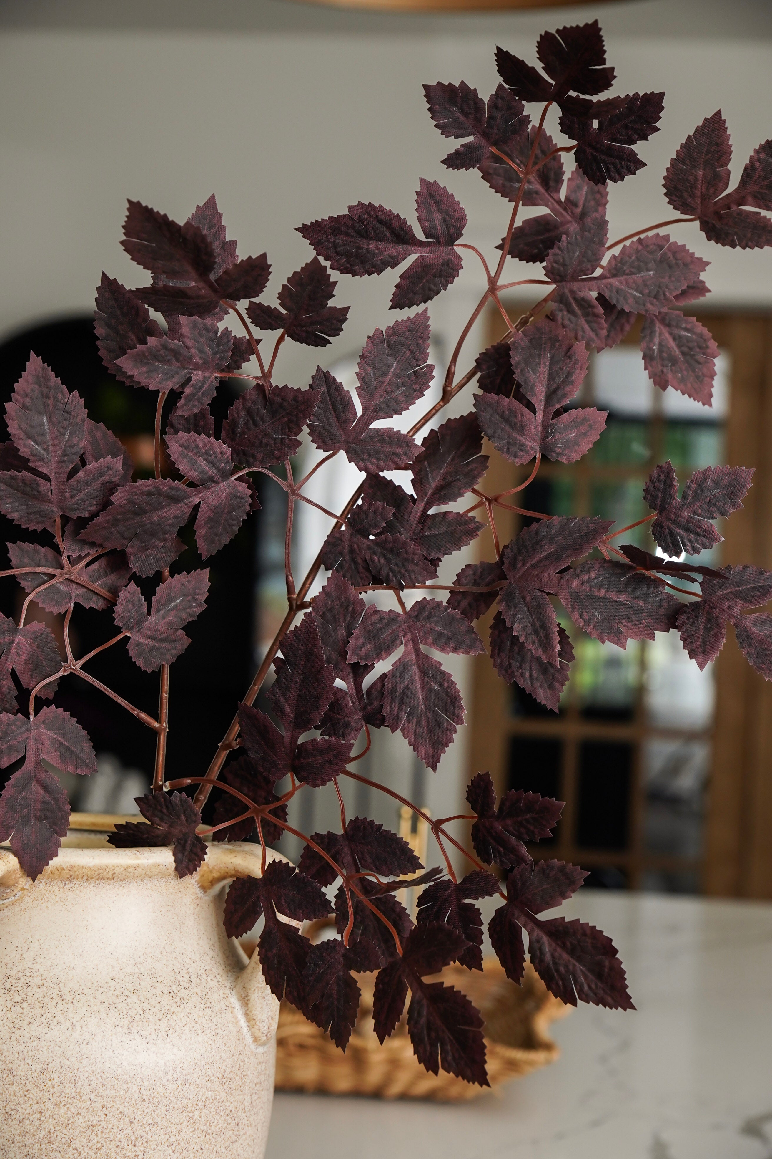 Burgundy Woodland Branch