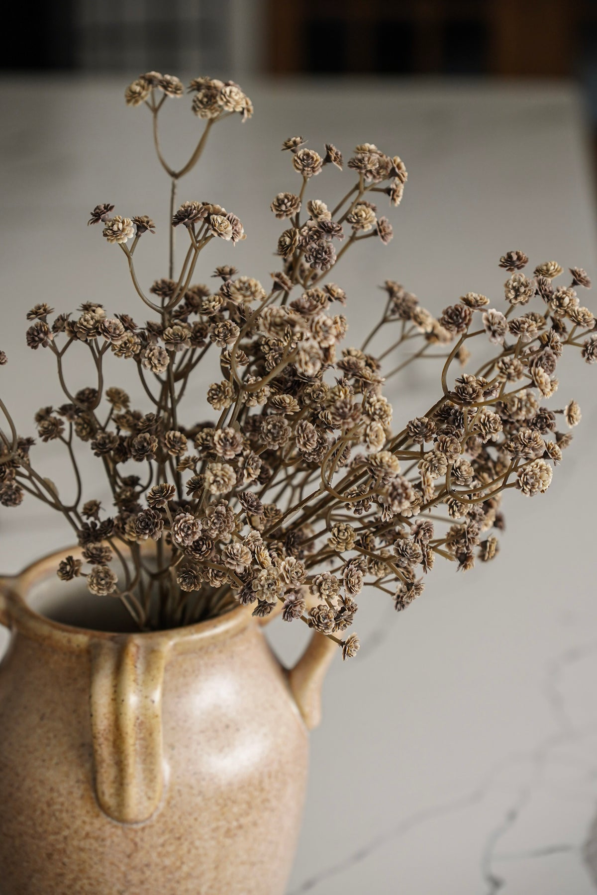 Real Touch Mushroom Baby’s Breath Bunch
