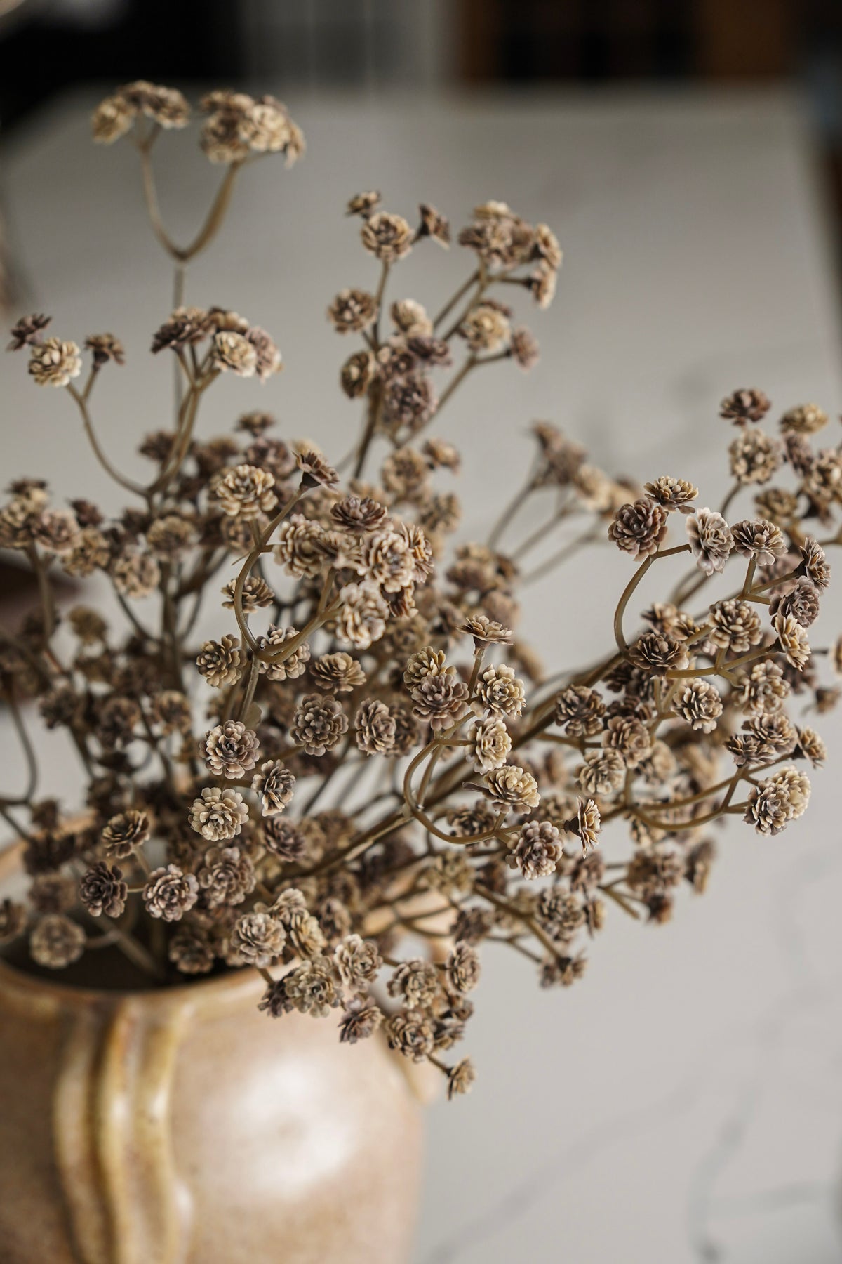 Real Touch Mushroom Baby’s Breath Bunch