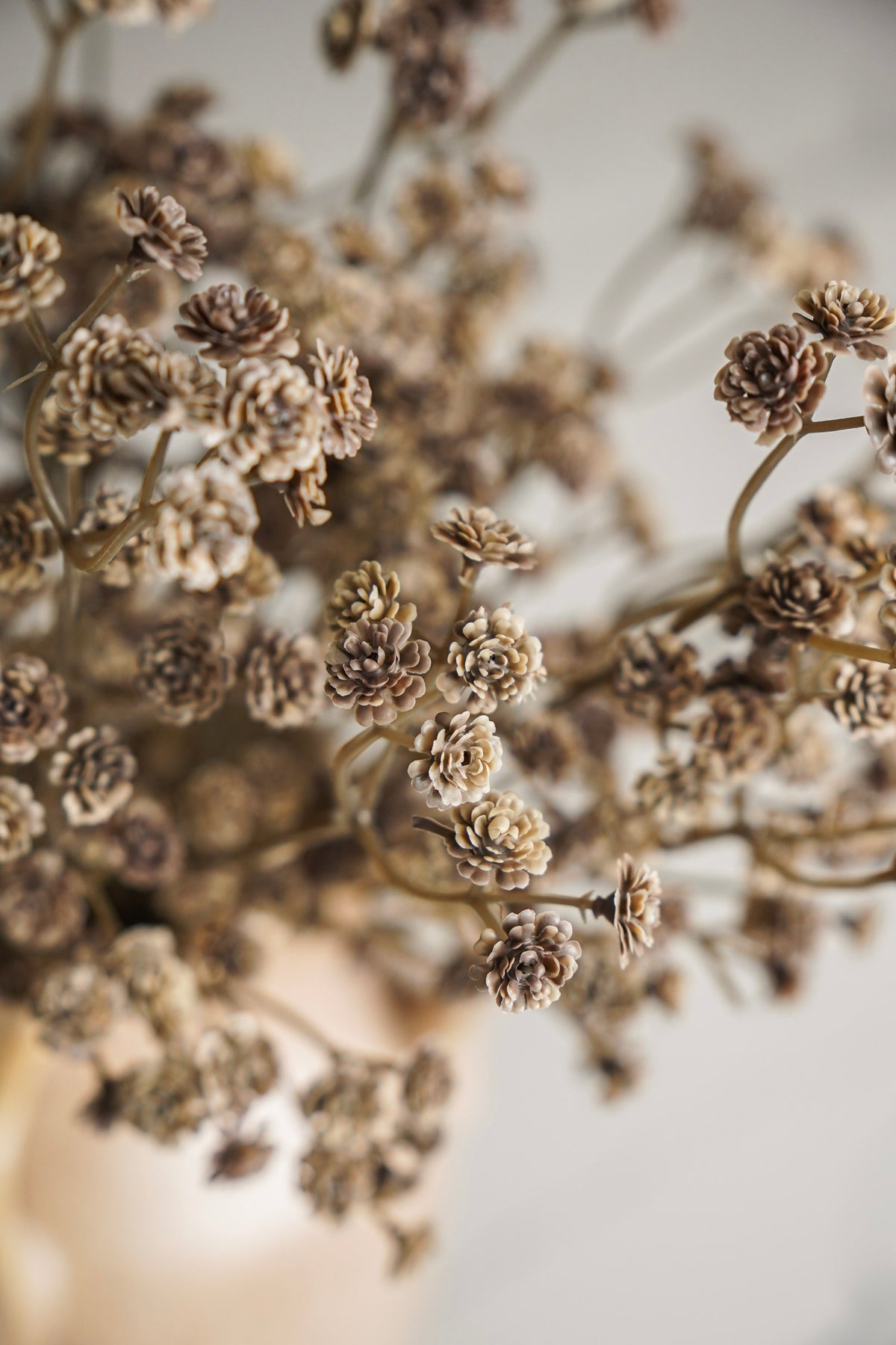Real Touch Mushroom Baby’s Breath Bunch