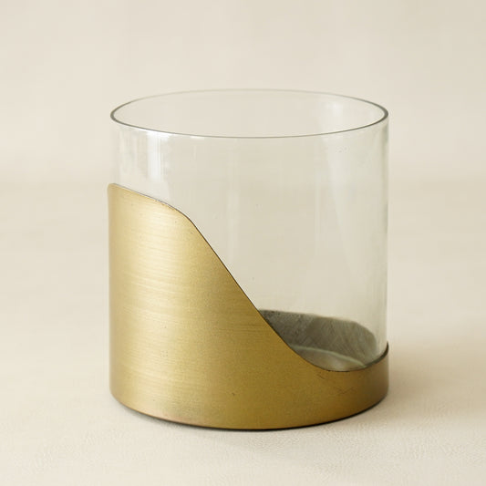 Ainsley Metal and Glass Hurricane