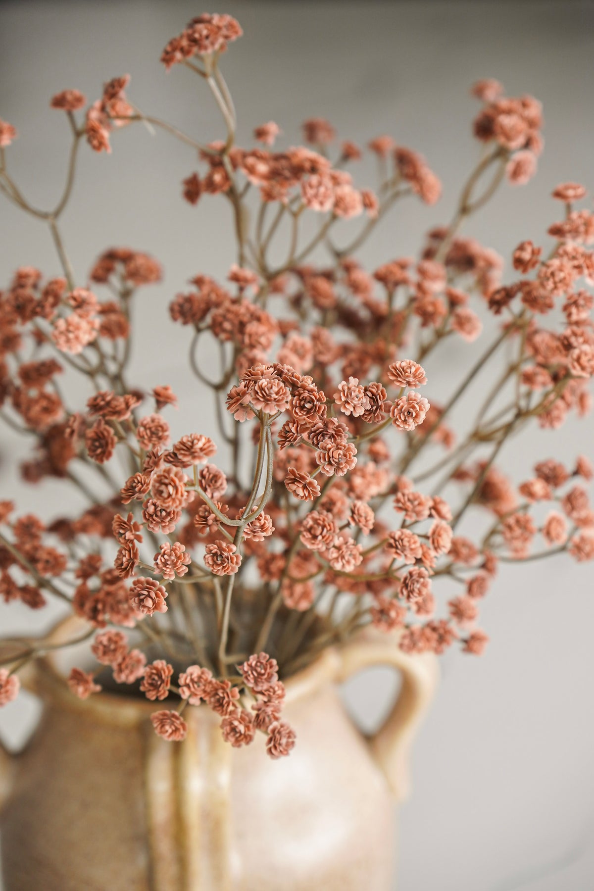 Real Touch Terracotta Baby’s Breath Bunch