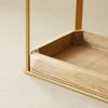 Gold Wide Lantern