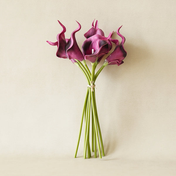 Real Touch Calla Lily | Deep Purple – MJHome