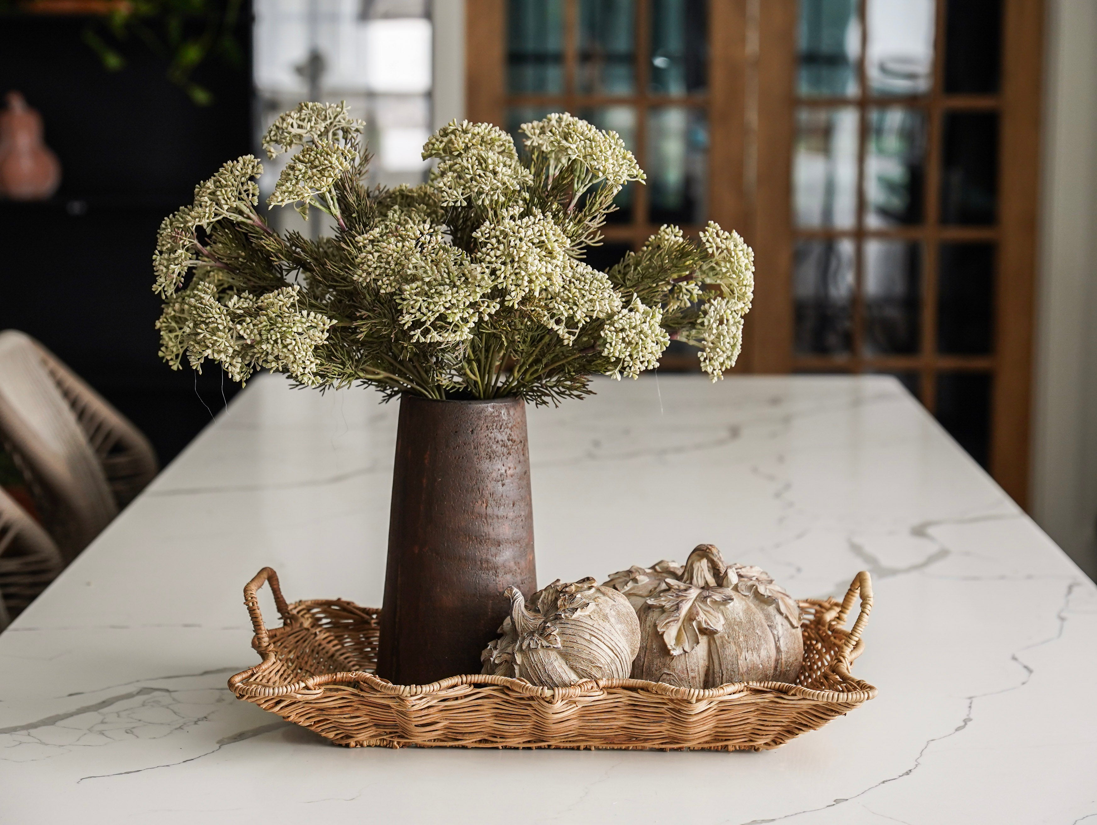 Found Decorative Wood Vase