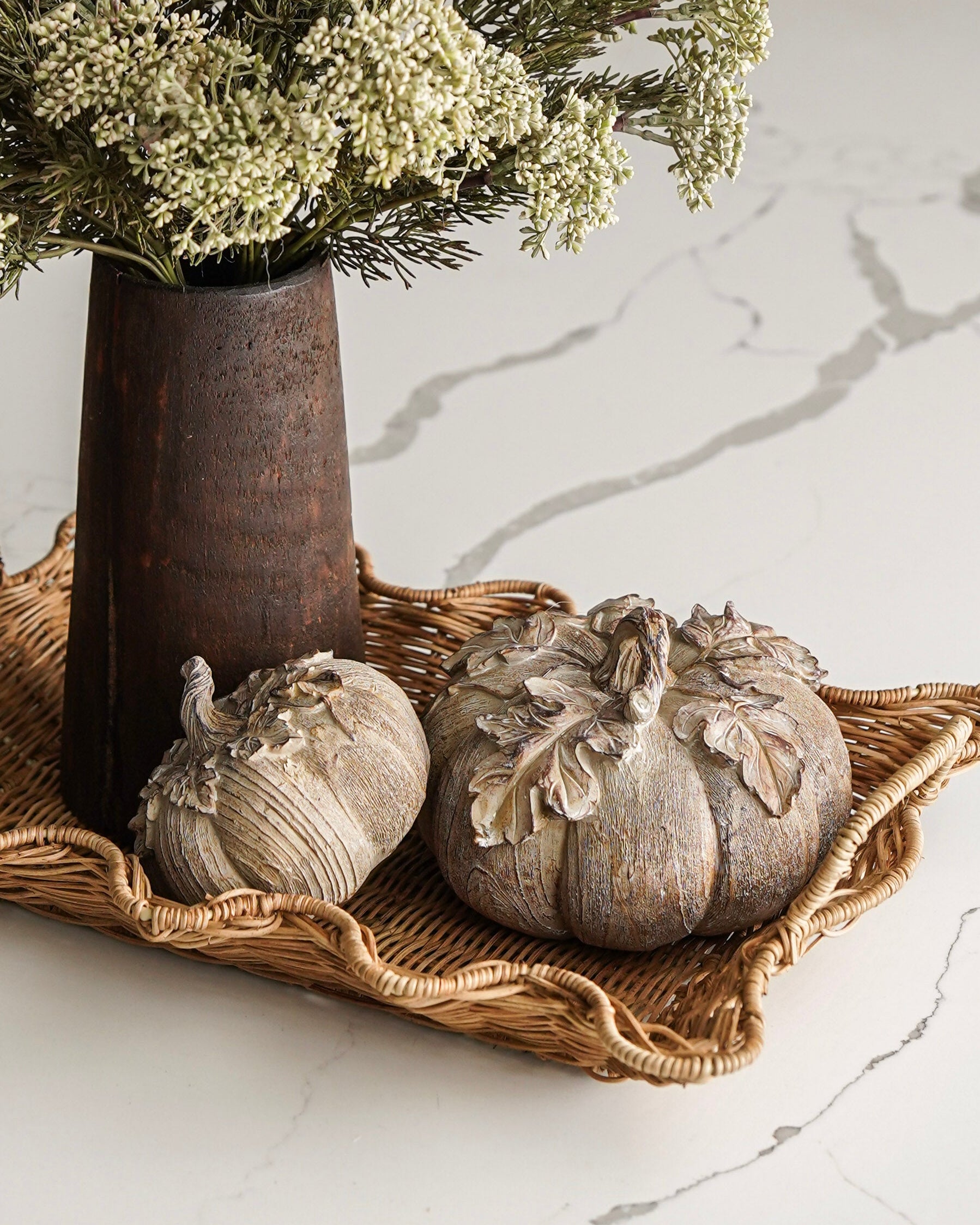 Found Decorative Wood Vase