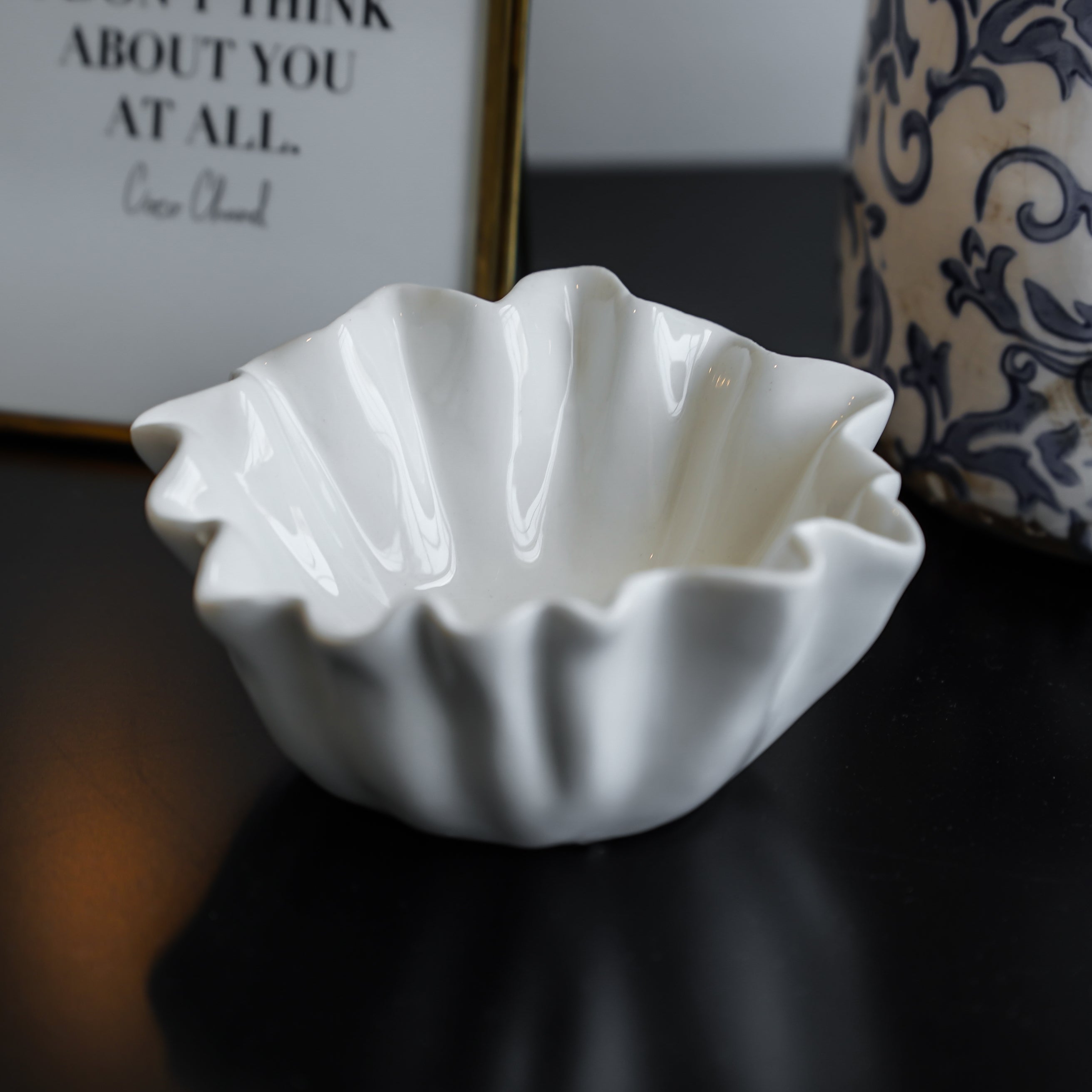 Stoneware Fluted Bowl