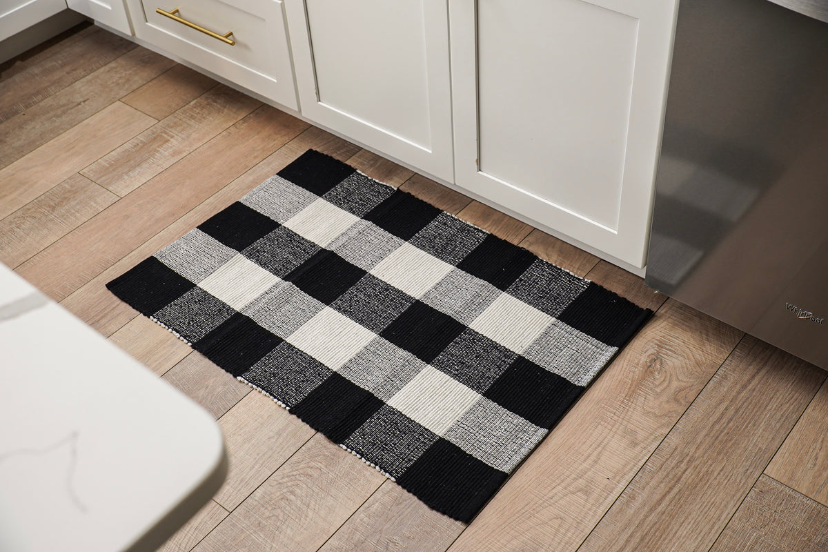 Black and White Rug
