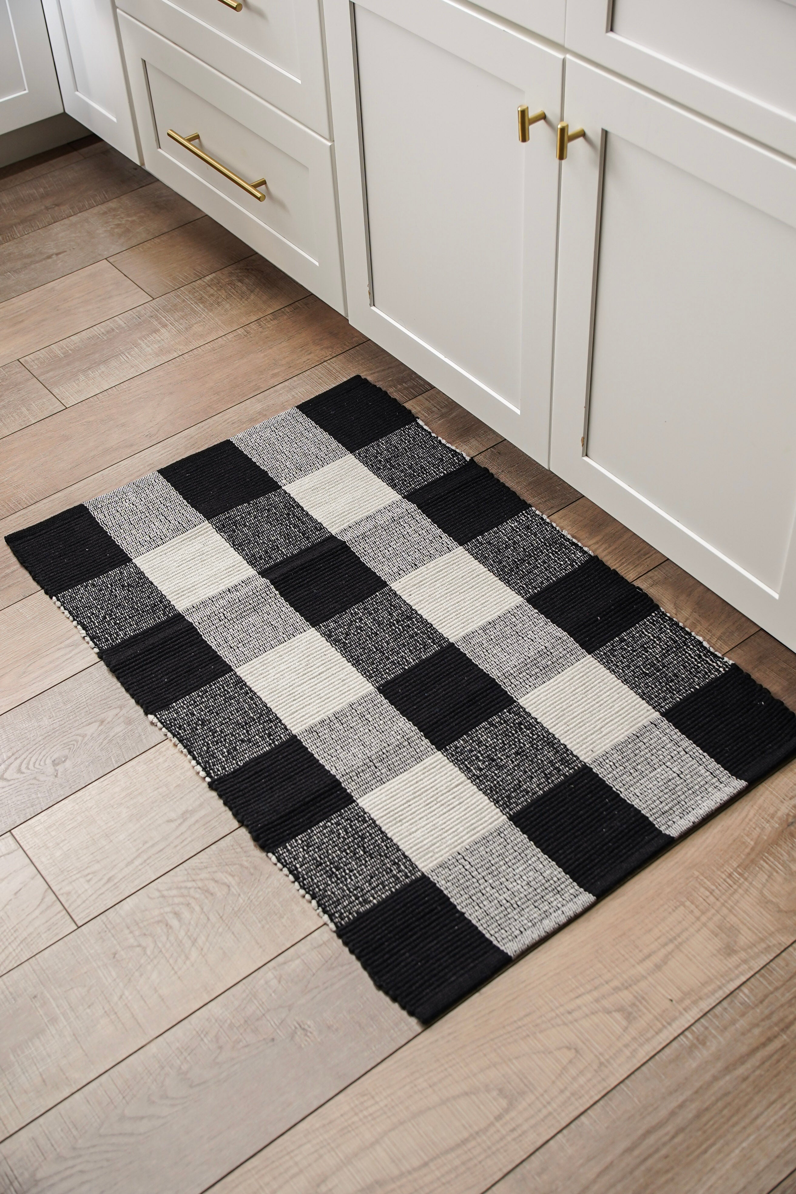 Black and White Rug