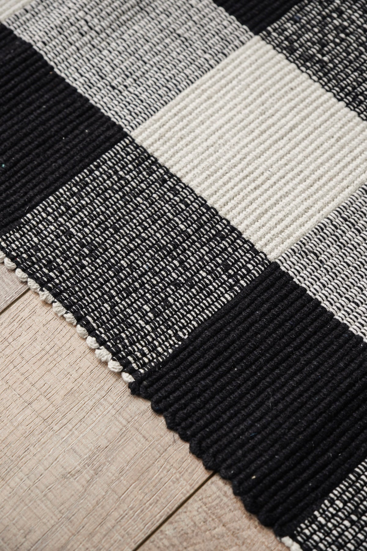 Black and White Rug
