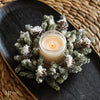 Snowy Mini Cone Candle Ring