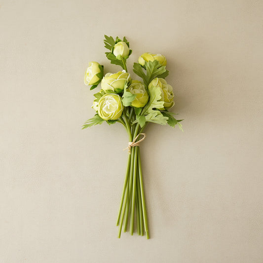 Real Touch Ranunculus Bunch | Spring Green
