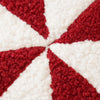 Round Peppermint Pillow
