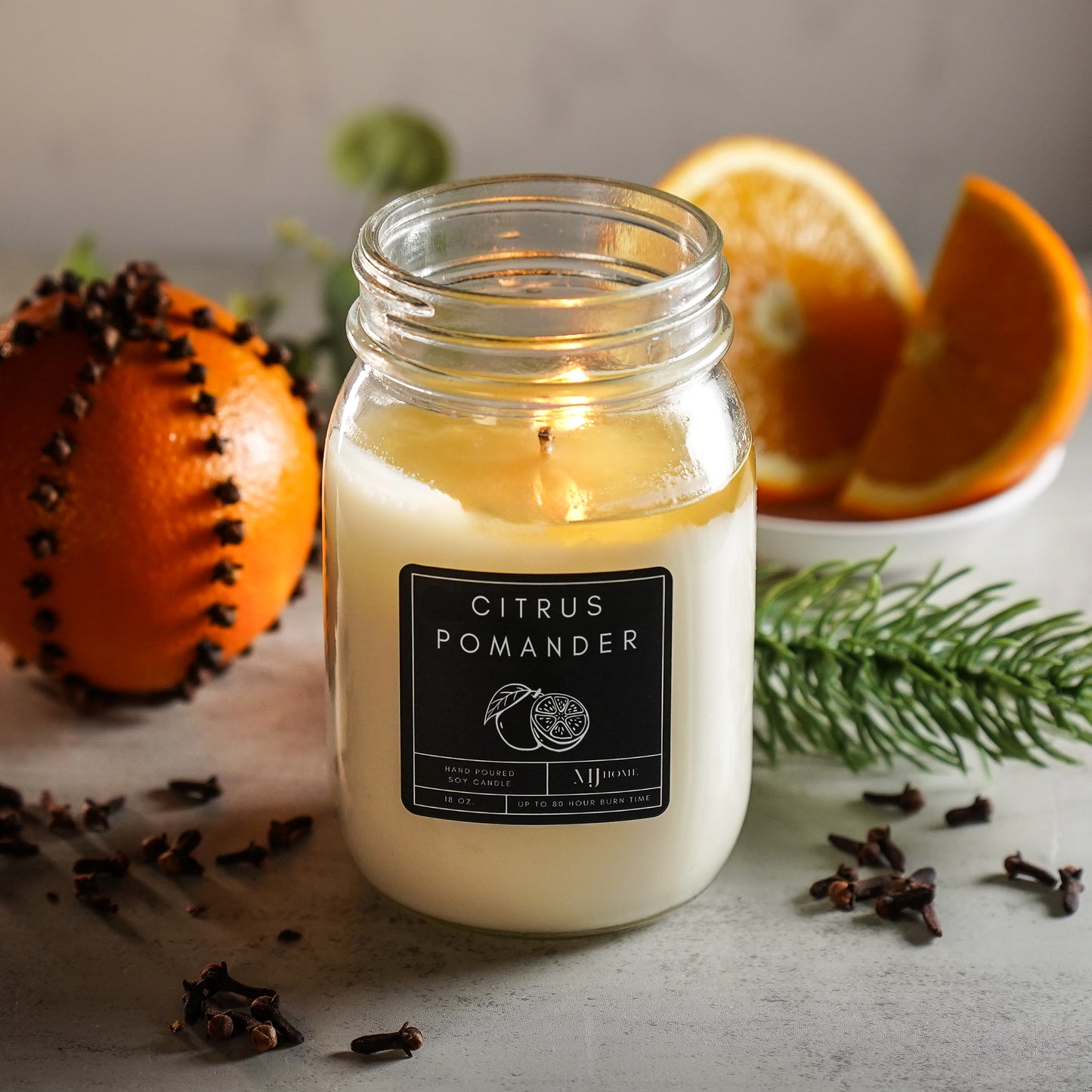 Citrus Pomander | Mason Jar