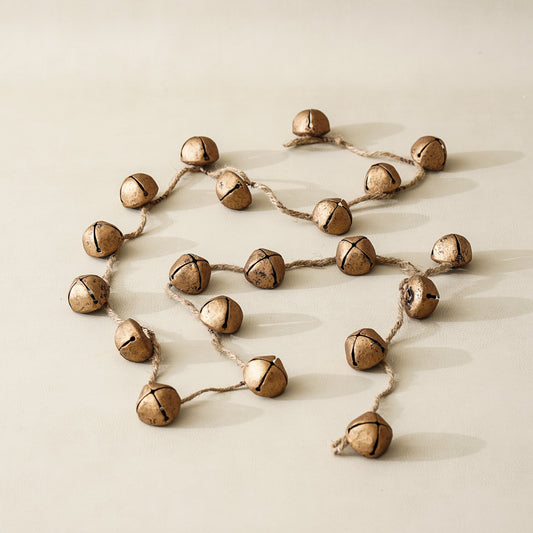 Luna Gold Bell Garland Holiday Decoration