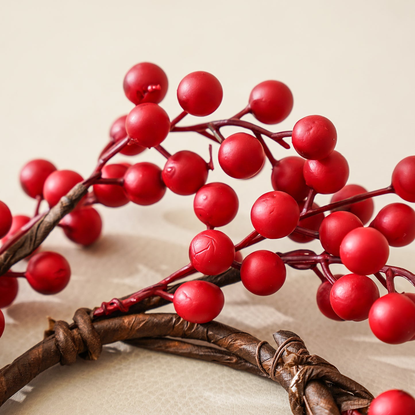 Weatherproof Berry Candle Ring