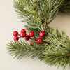 Ella Berry Spruce Garland | 6-Foot Holiday Garland with Red Berries & Pinecones