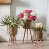 Seagrass Footed Planters | Set of 3