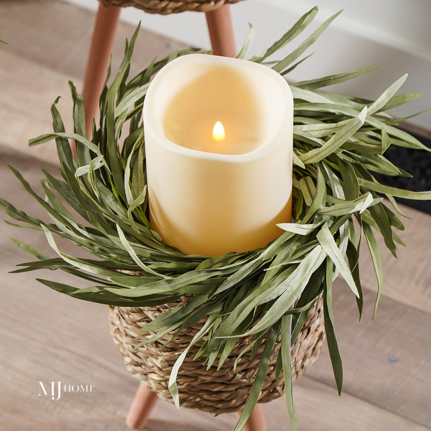 Sawyer Grass Candle Ring