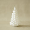 White Flameless Holiday Tree Candles