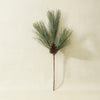 Faux Winter Greenery with Pinecones