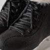 Black Ice Skates with Faux Fur | Decorative Container