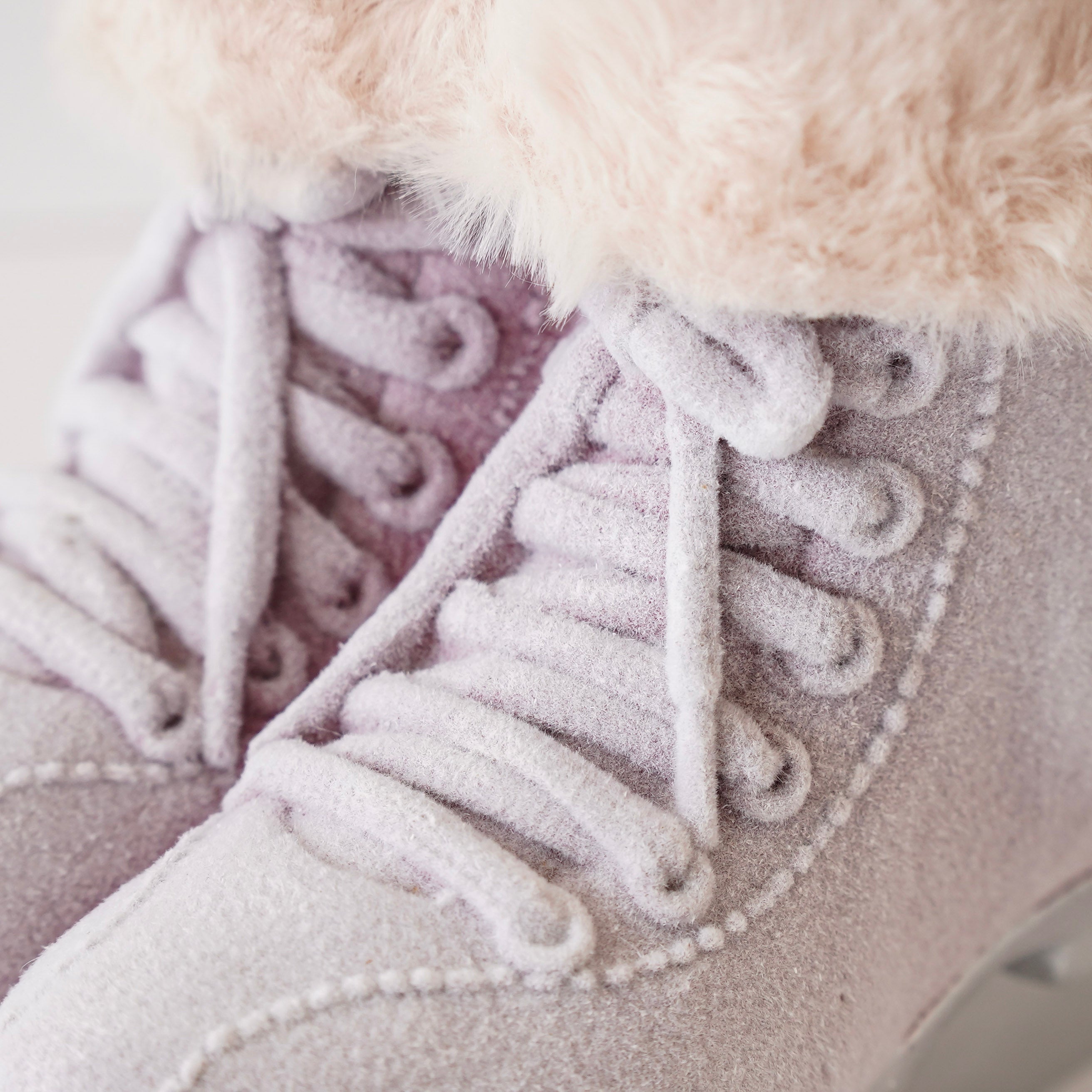 Fuzzy Pink Ice Skates