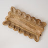 Careen Scalloped Wood Tray