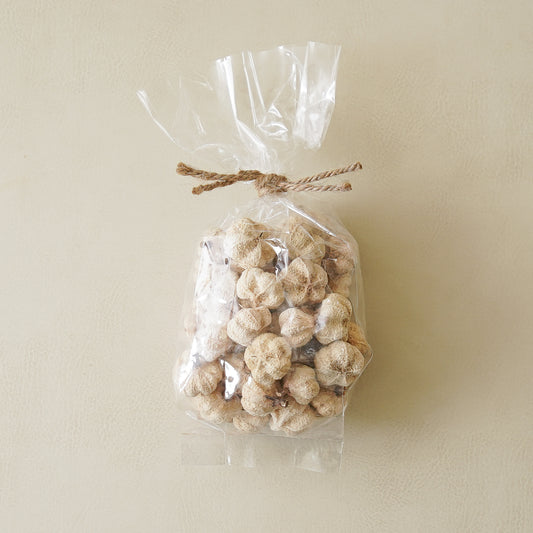 Dried Cream Pumpkins in Bag