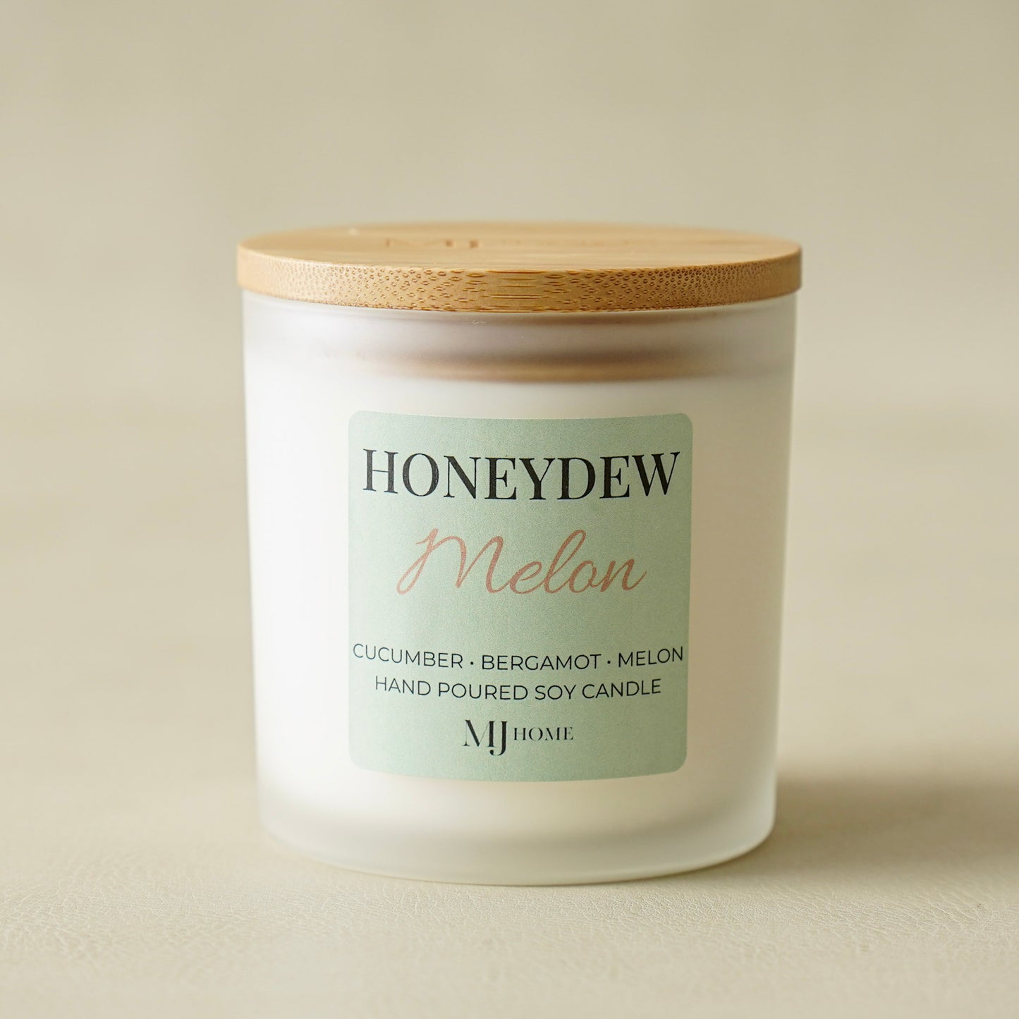 Honeydew Melon Soy Candle | Apothecary Jar