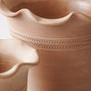 Terra Cotta Ruffle Planter | Large