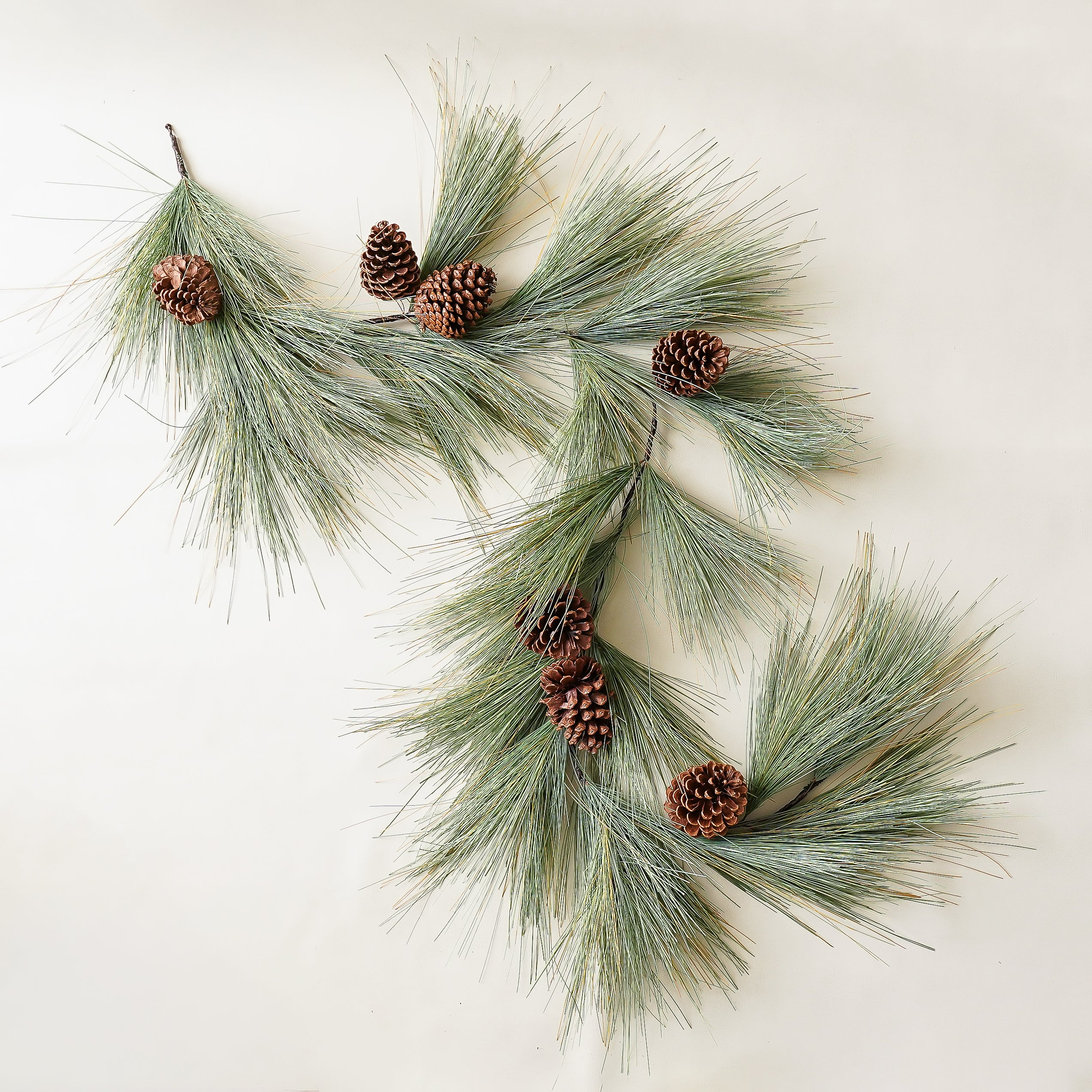Pine and Pinecone Garland | 6-Foot Faux