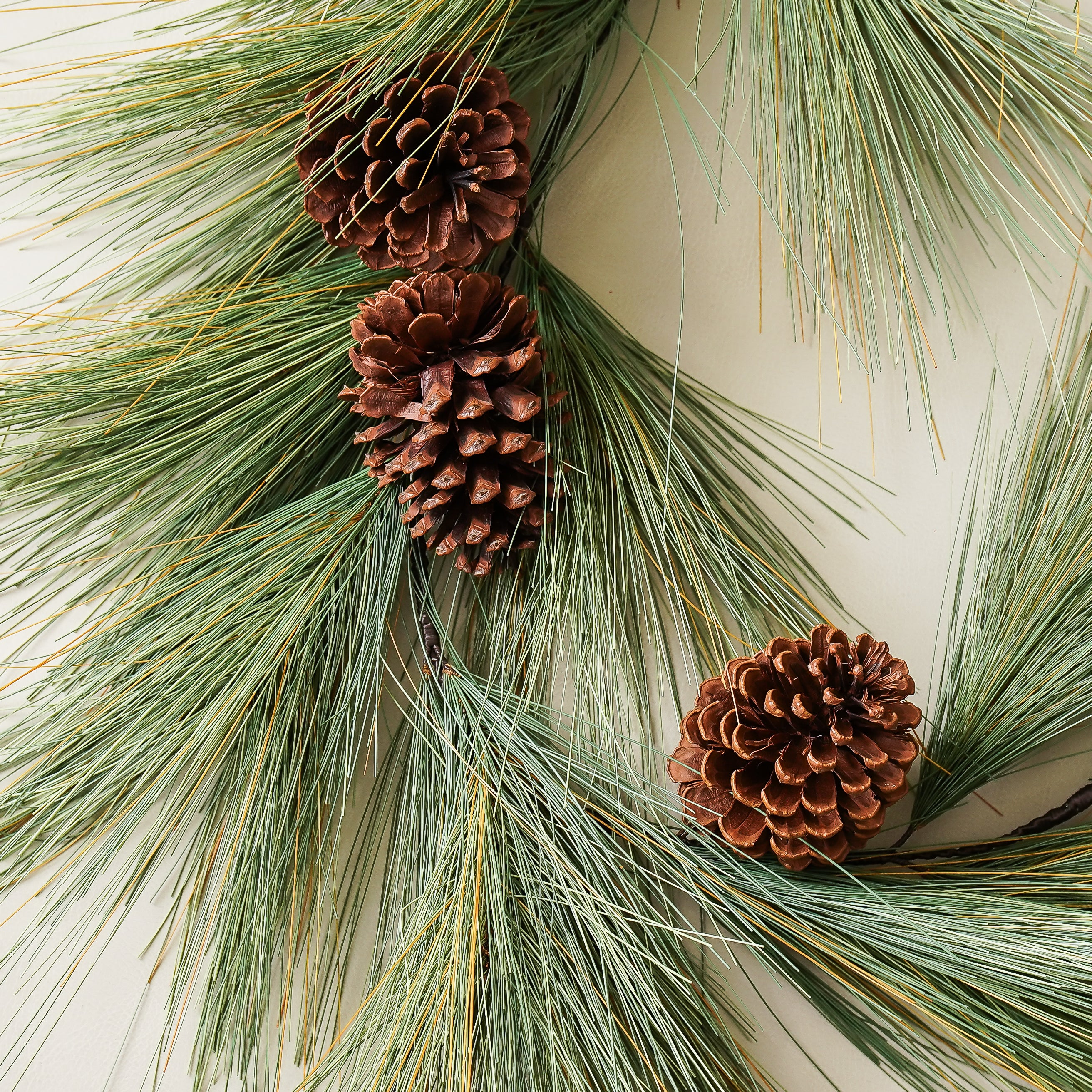 Pine and Pinecone Garland | 6-Foot Faux