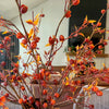 Burnt Orange Bud Branch | Faux Fall Stem