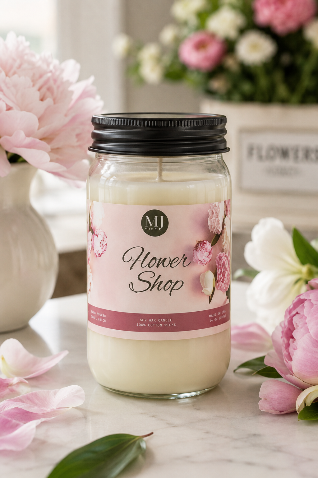 Flower Shop | Mason Jar Candle