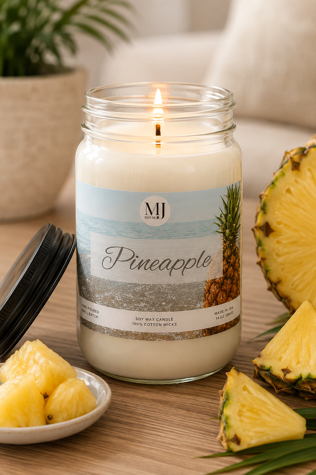 Pineapple | Mason Jar Candle