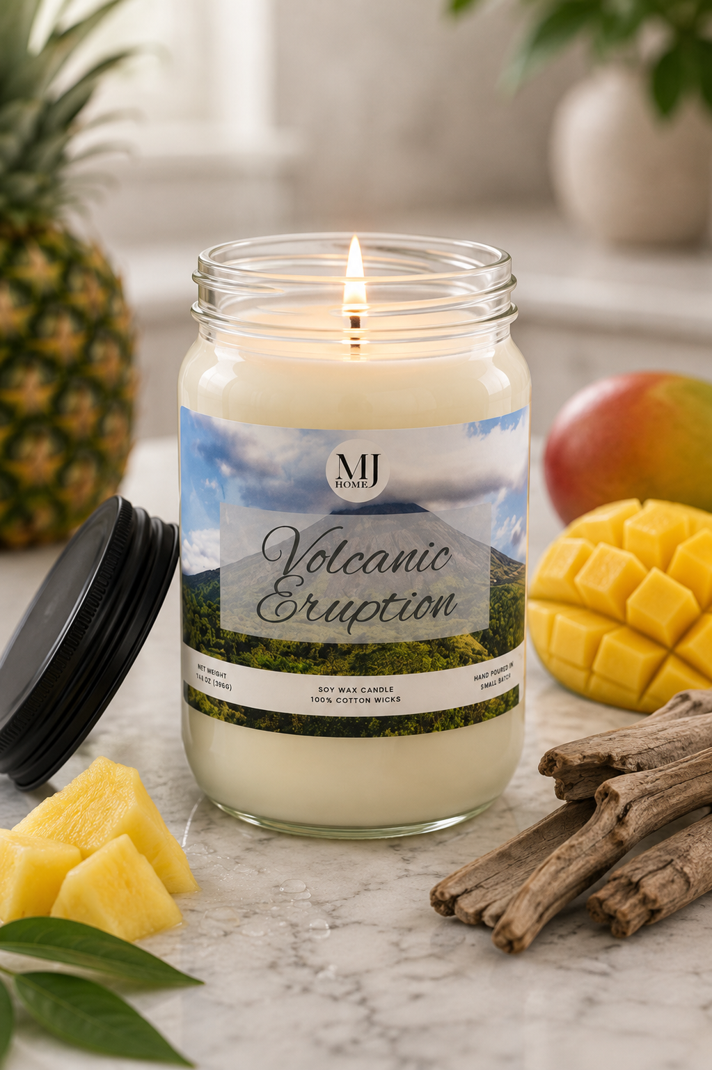 Volcanic Eruption | Mason Jar Candle