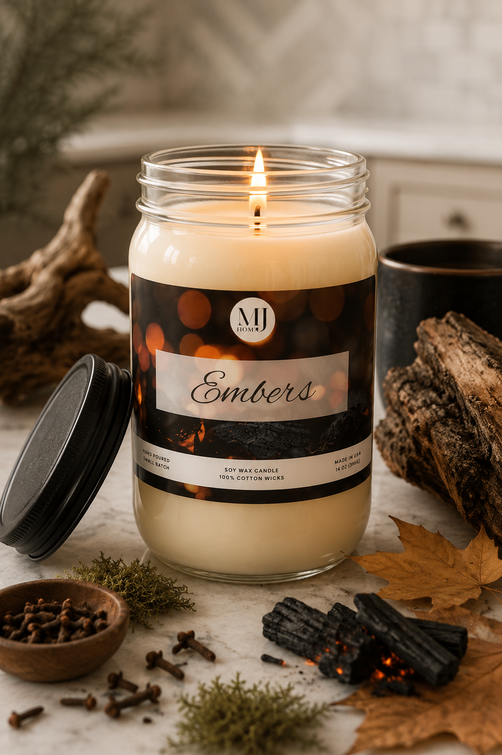 Embers | Mason Jar Candle
