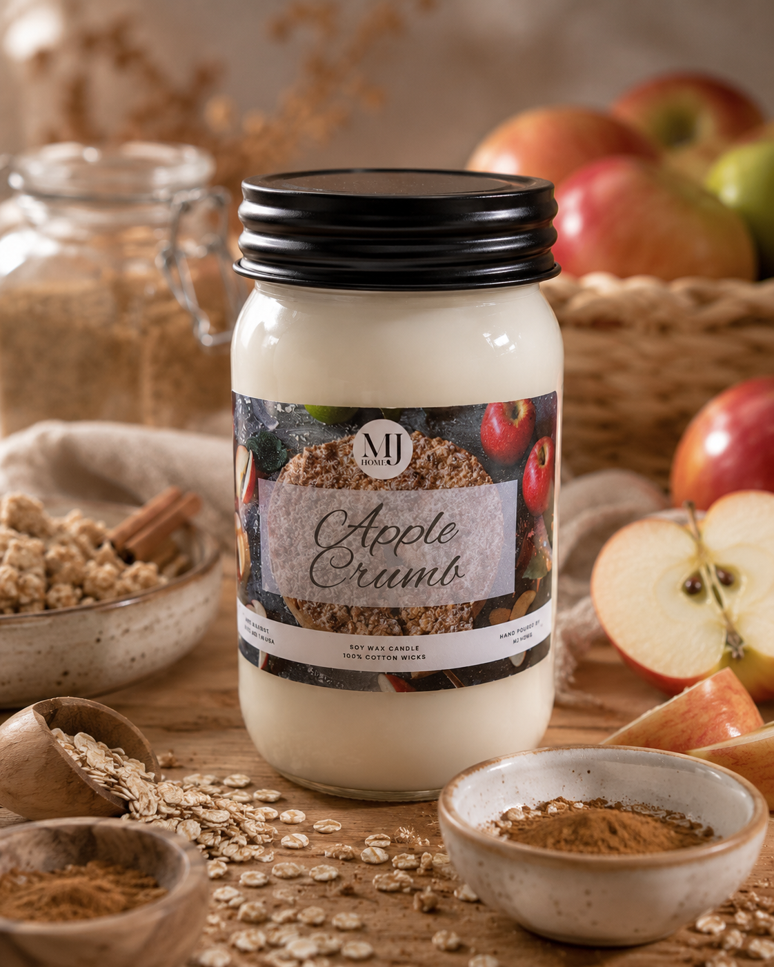 Apple Crumb | Mason Jar Candle