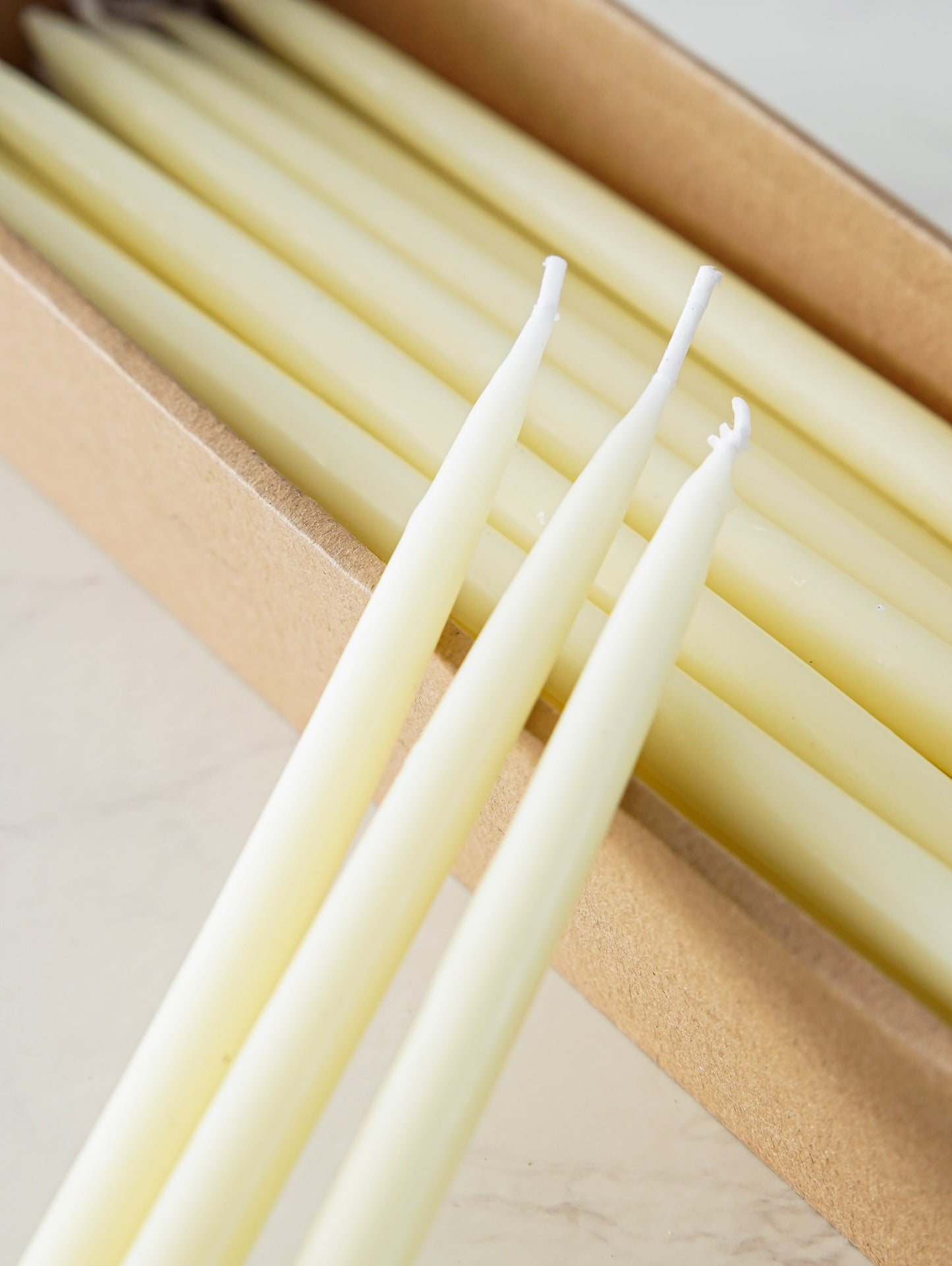 Box of Thin Taper Candles | Set of 24